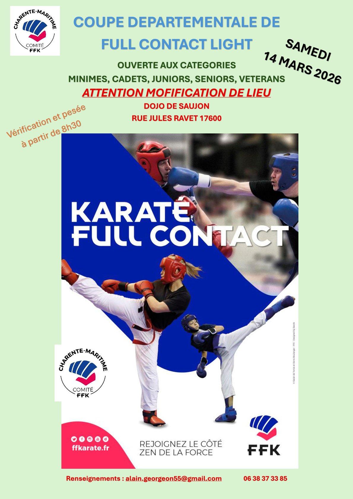 Coupe Départementale de Full Contact Light